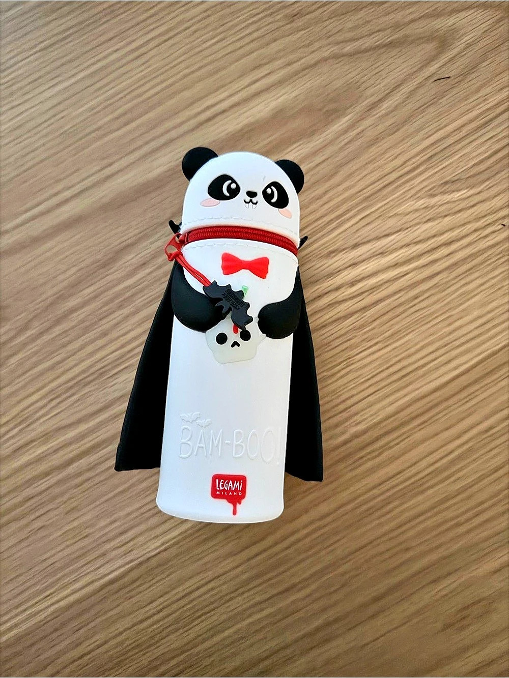 BamBoo Bam-Boo Panda Water Bottle in White & Black Like New
